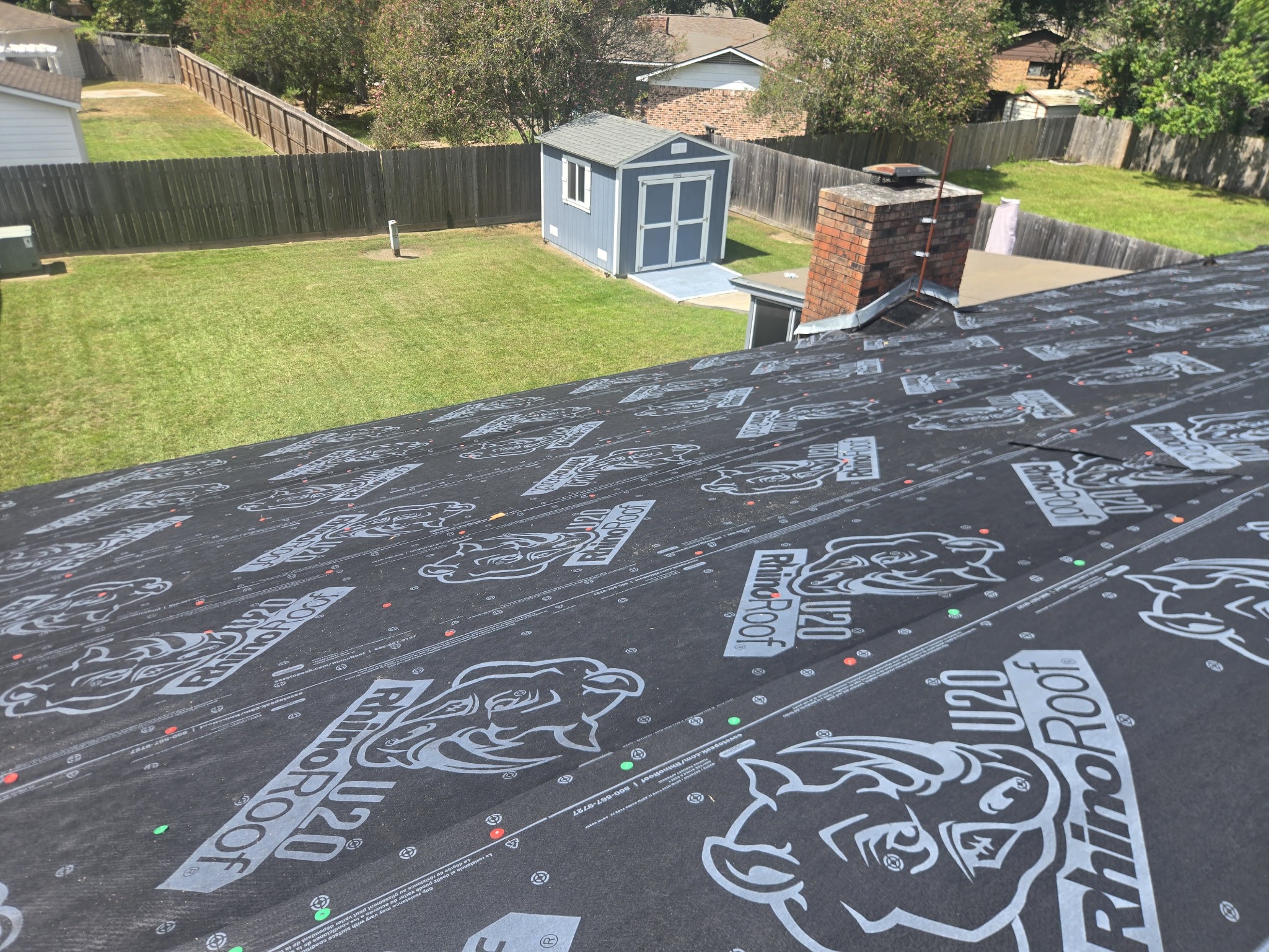 Roof decking work
